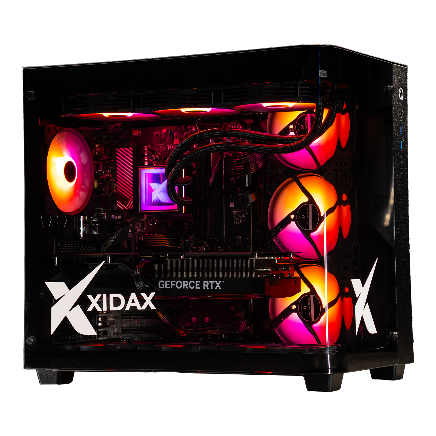 Xidax - X6 Onami Gaming PC - Intel Ultra 9 285K 5.7GHz, RTX 5090 32GB, 64GB DDR5, 2TB NVMe, Window 11 Home - Black