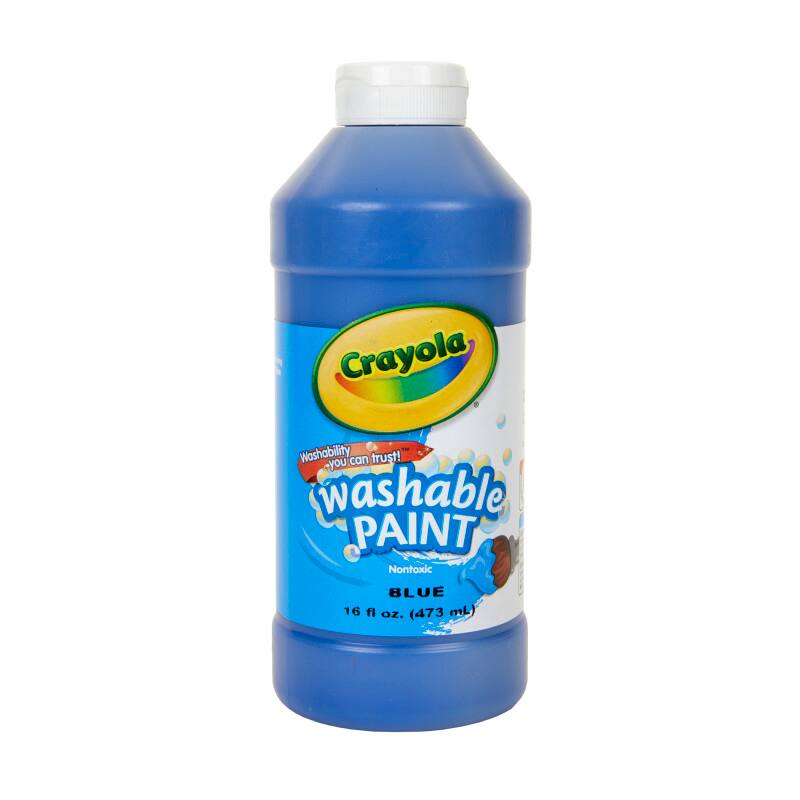 Crayola Washability - you can trust! Washable Paint Nontoxic Blue 16 fl oz. (473 ml)