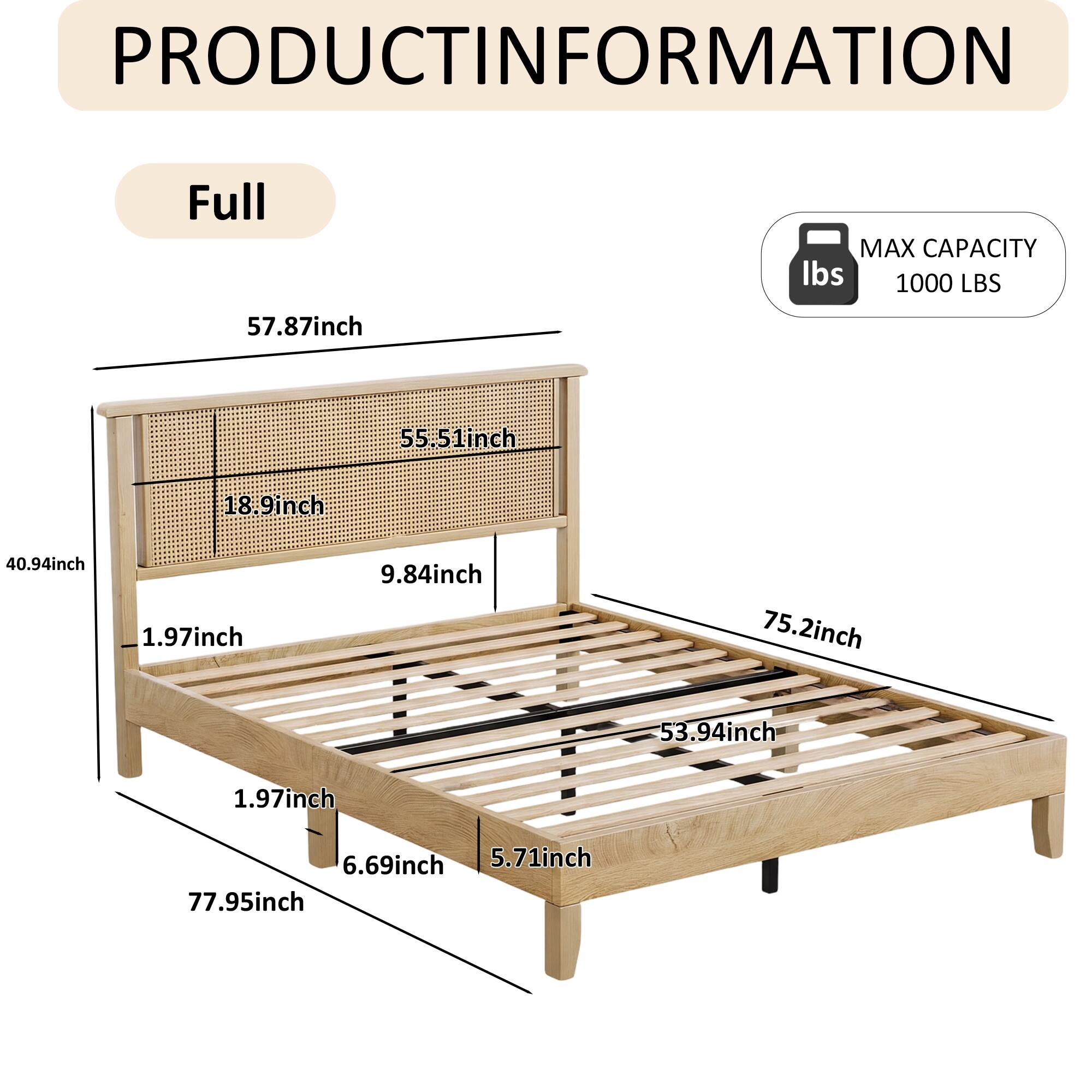PRODUCT INFORMATION

Full

MAX CAPACITY lbs 1000 LBS

57.87inch
55.51inch
18.9inch
40.94inch
1.97inch
9.84inch
75.2inch
53.94inch
1.97inch
6.69inch
5.71inch
77.95inch