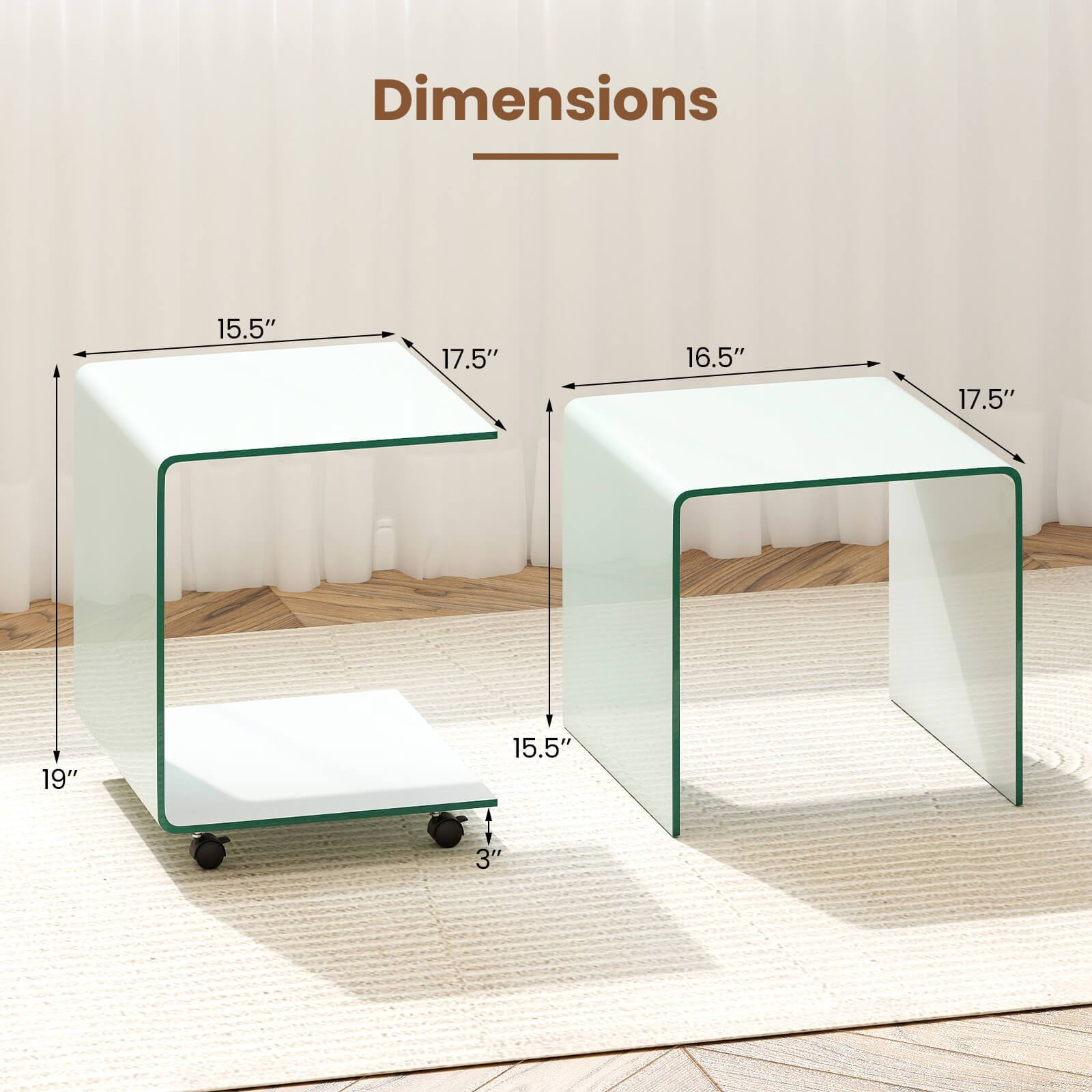 Dimensions: 15.5" x 17.5" x 16.5" x 17.5" x 19" x 15.5" x 3"