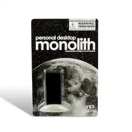 Toynk - Science Fiction Collectible 2001 A Space Odyssey Monolith Action Figure - Black