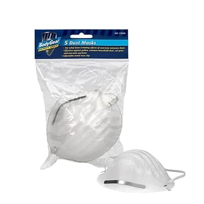 First Aid Only- Body Gear Mask, 5/Pack- White
