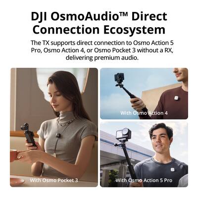 DJI Mic Mini Wireless Omnidirectional Microphone System CP DJI Mic Mini Wireless Omnidirectional Microphone System CP