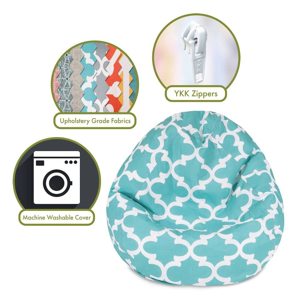 - Upholstery Grade Fabrics
- YKK Zippers
- Machine Washable Cover