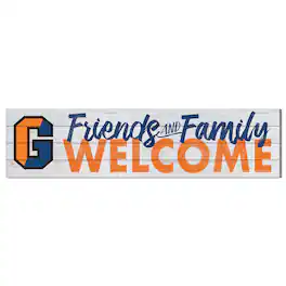 Jardine - Gettysburg Bullets 10'' x 40'' Friends & Family Welcome Sign - White