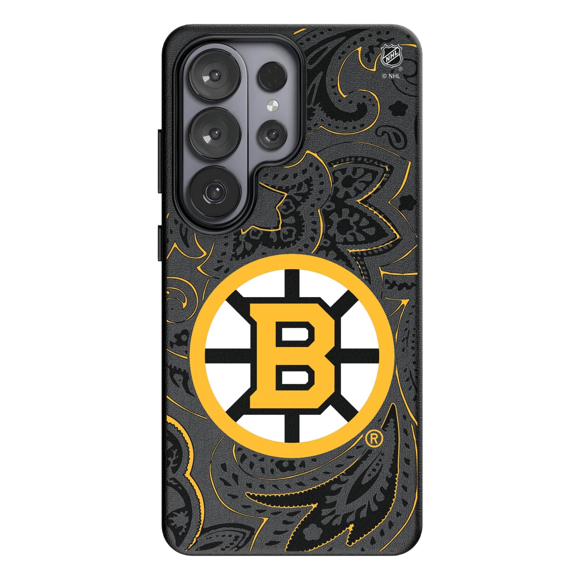 Keyscaper - NHL - Boston Bruins - Paisley Galaxy Magnetic Bump Case - S24 Plus - Black price history on PriceWatchPro