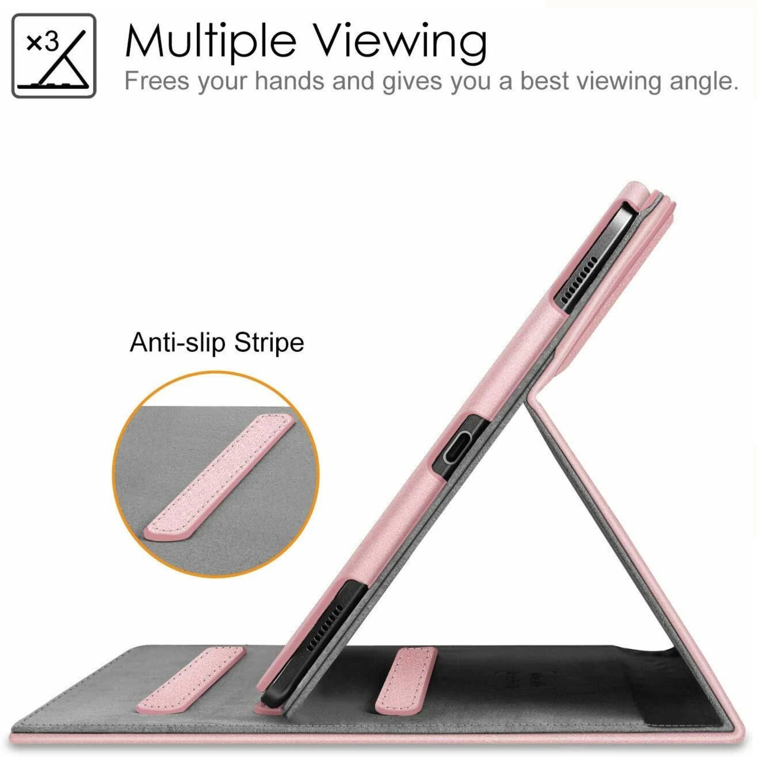 Multiple Viewing  
Frees your hands and gives you a best viewing angle.  

Anti-slip Stripe