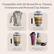 Compatible with All 48 and 64 oz. Vitamix Containers and Personal Cup Adapter
- STAINLESS STEEL CONTAINER
- DRY GRAINS CONTAINER
- AER® DISC CONTAINER
- PERSONAL CUP ADAPTER