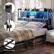 DO TILc Upholstered Headboard 1240 Side Storage Shelf EVA Mute Sponge