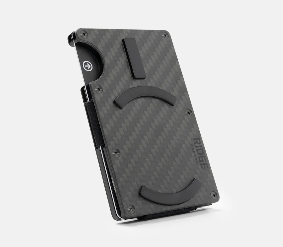 The Ridge Wallet Carbon Fiber MagSafe Wallet Silver AUWCI249125/A0970 ...