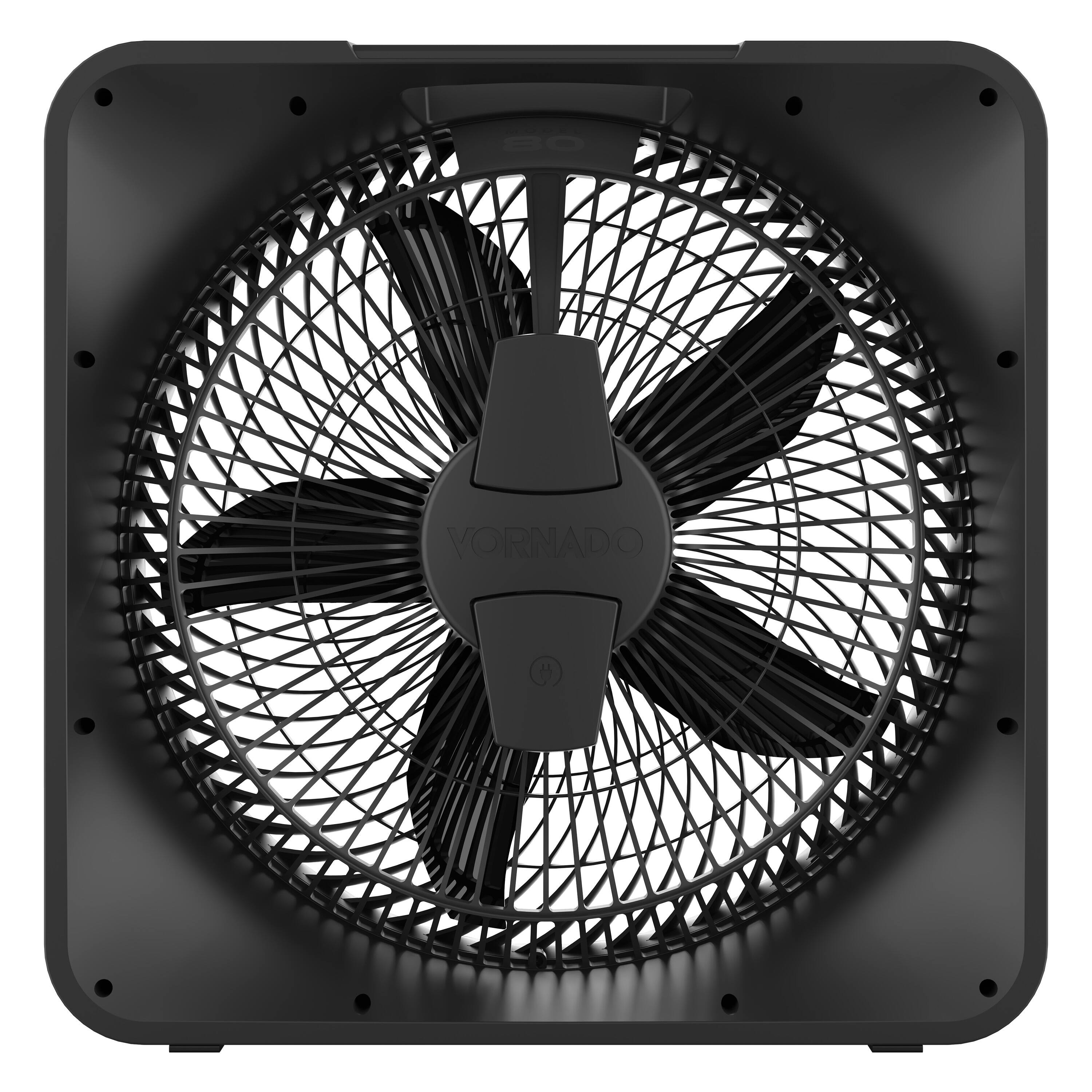 Alt View 10. Vornado - Model 80 Box Fan - White.