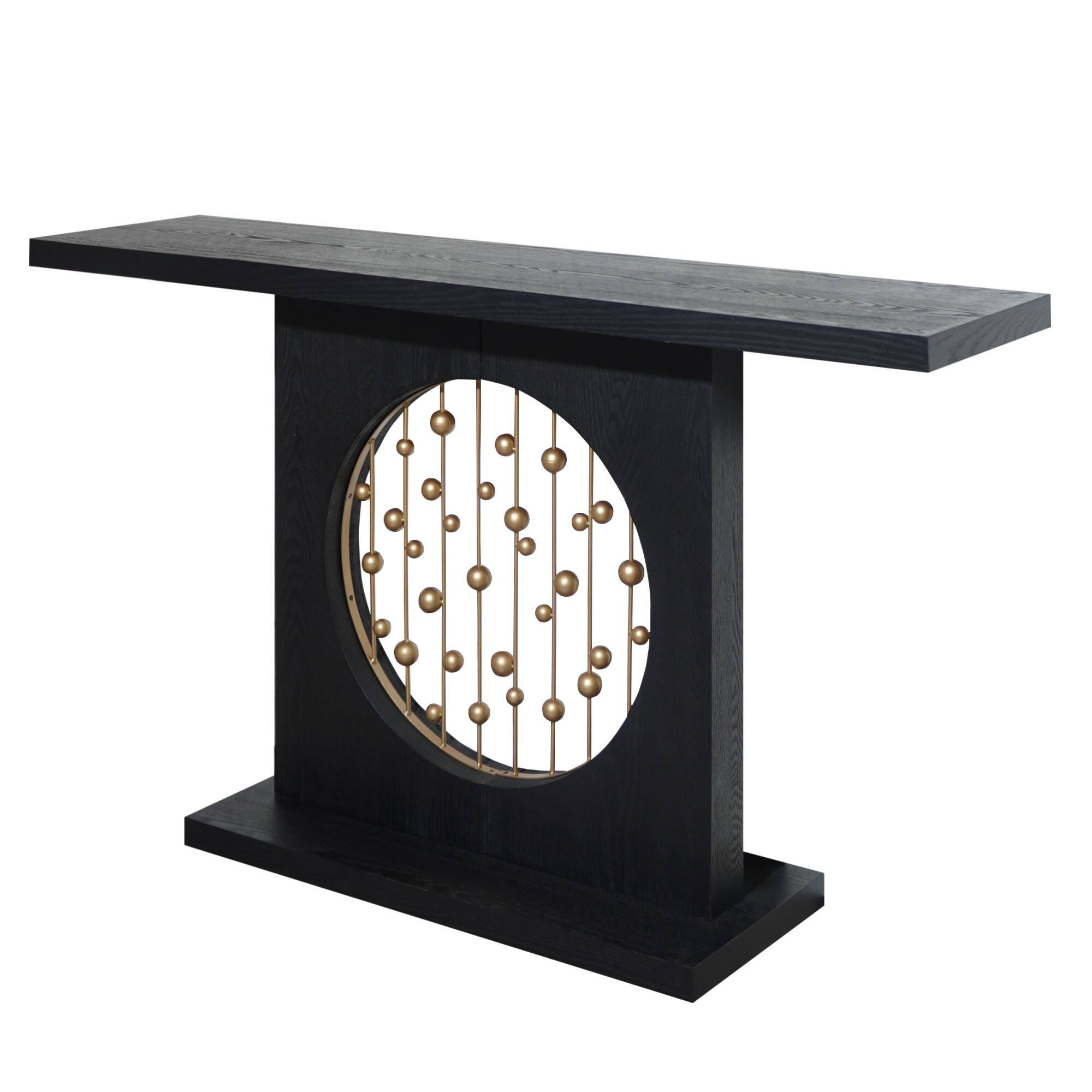 Alt View 2. GOODSILO - Contemporary Entryway Console Table with Elegant Accents - Multi.