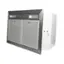 Left. ZLINE - 21" Externally Vented Range Hood - Brushed Stainless Steel.