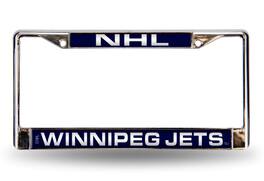 Rico Industries - Winnipeg Jets Chrome Metal License Plate Frame Holder - Multi