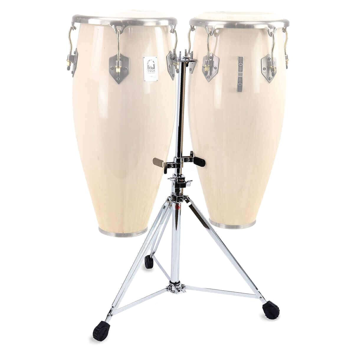 Back. Gibraltar Hardware - Double-Braced Double Conga Stand, Heavy Duty and Adjustable, Drum Accessories Hardware and Parts.