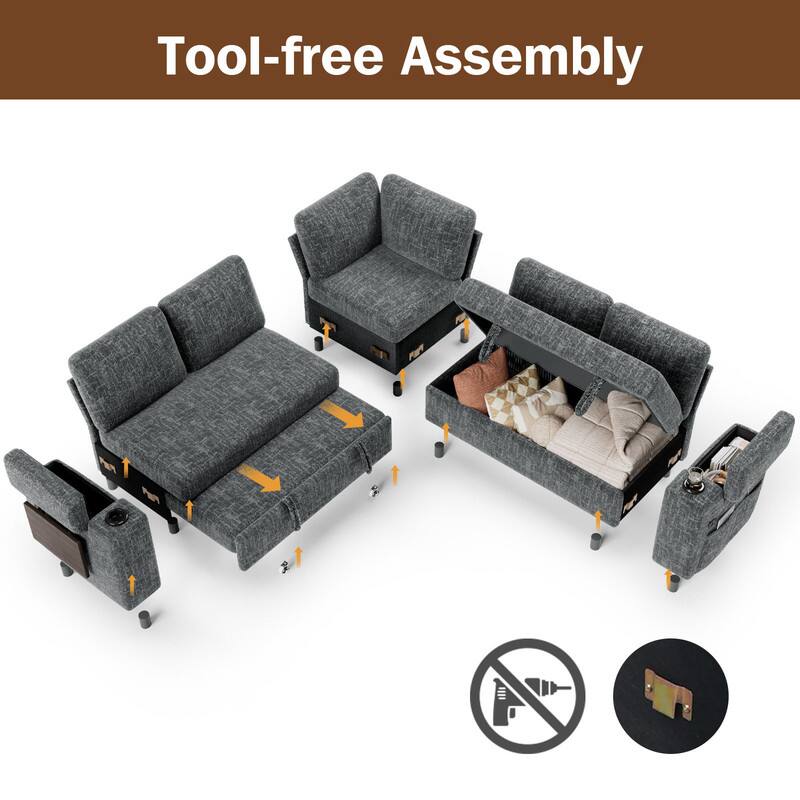 Tool-free Assembly