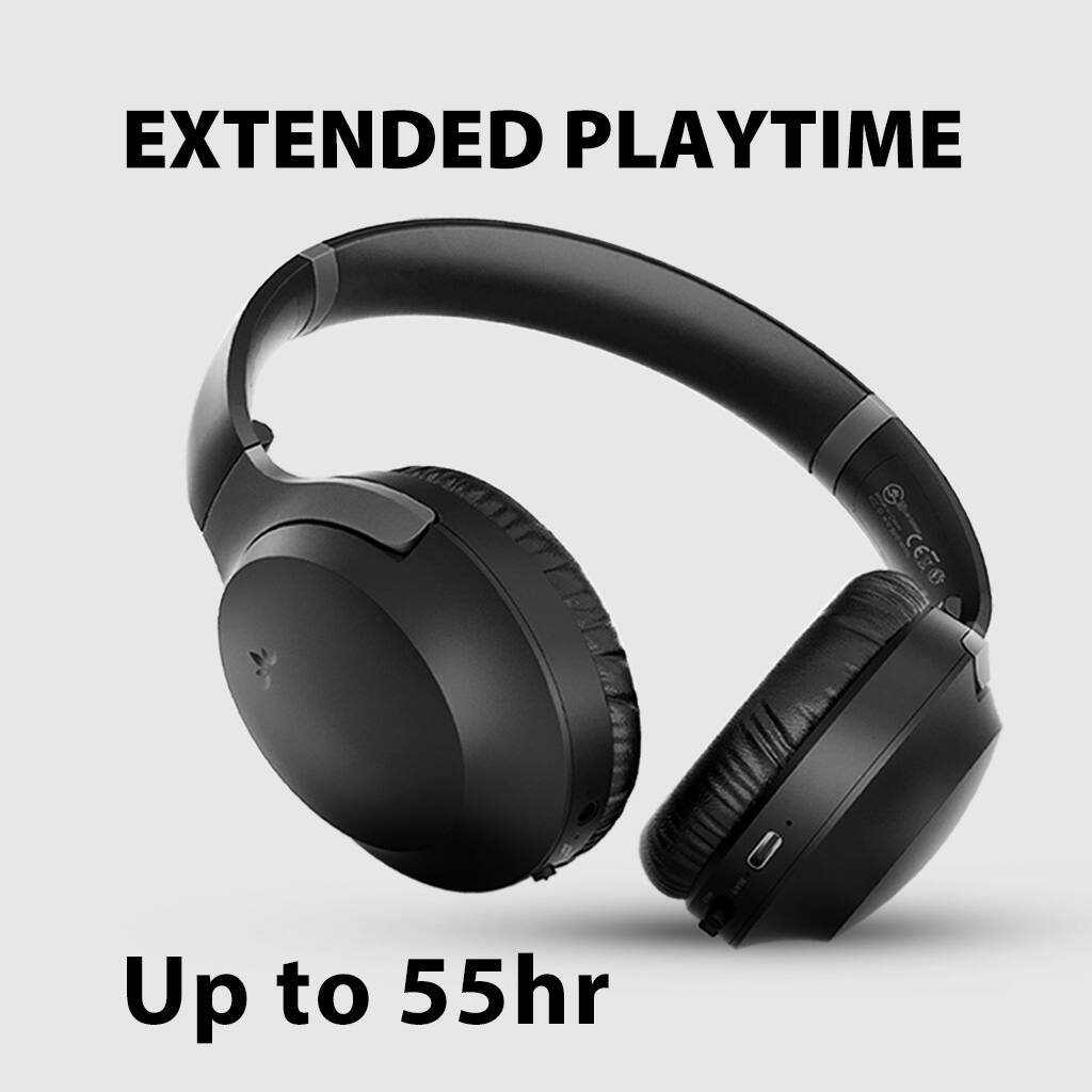 Alt View 2. avantalk - Aria Pro 3 - Bluetooth Wireless Headphones with Mic for Work - 20ms Low Latency, Dual Connection (PC + Phone).