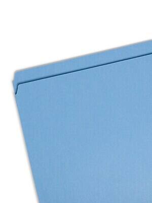 Alt View 1. Smead -  Reinforced File Folder, Straight Cut, Legal Size, Blue, 100/Box  - Green.