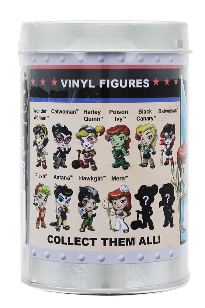 VINYL FIGURES

Wonder Woman™  
Catwoman™  
Harley Quinn™  
Poison Ivy™  
Black Canary™  
Batman™  
Flash™  
Katana™  
Hawkgirl™  
Mera™  
?  
?  

COLLECT THEM ALL!