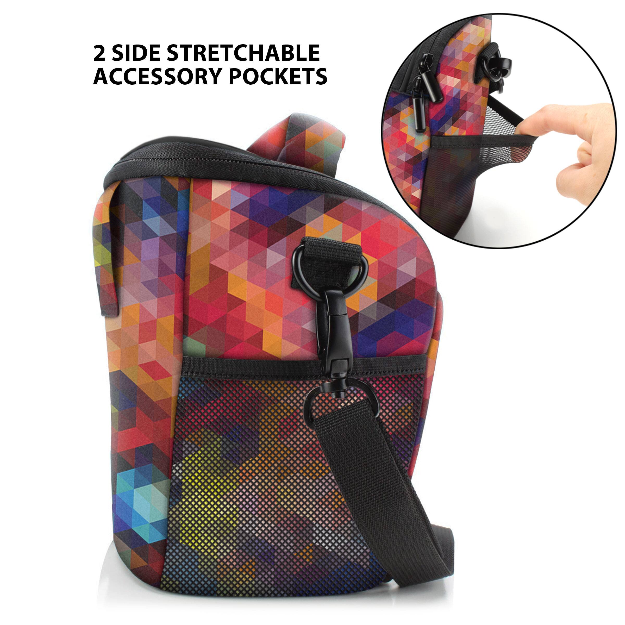 2 SIDE STRETCHABLE ACCESSORY POCKETS