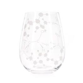 UT Brands - Chemistry Themed 21oz Stemless Wine Glass - Clear