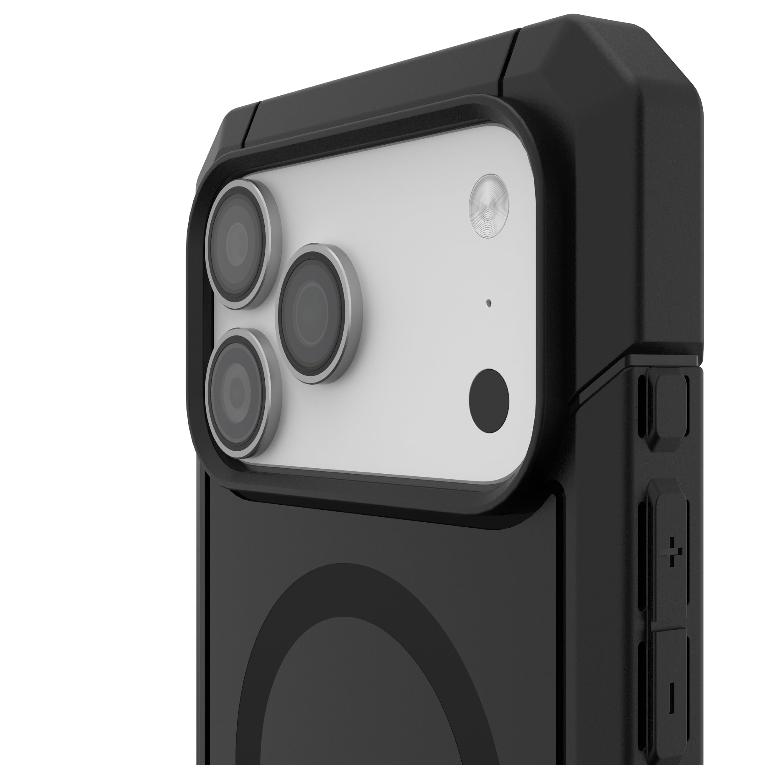 Alt View 5. UAG - iPhone 18 Pro Max/iPhone 18 Pro Lens Protector, Anti-Fingerprint, Individual Titanium Alloy Ring, Aluminosilicate Glass - Titanium.