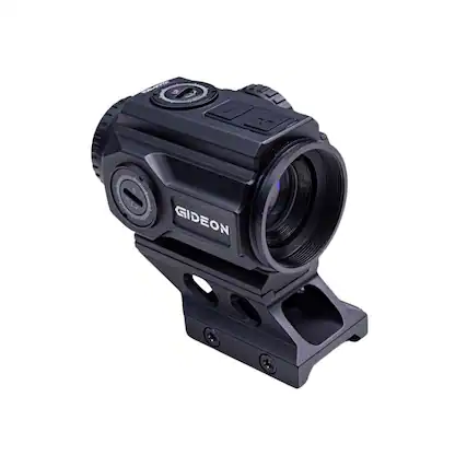 Front. Gideon Optics - Gideon Optics Advocate 1x20mm Prism Scope with Etched Red Reticle.