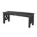 Alt View 5. VEVOR - Outdoor Bench, 44.5 inch, 600 lbs Weight Capacity, Weatherproof Plastic Frame with Adjustable Level Footpads - Black.