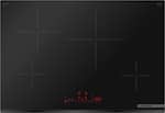 Bosch - 800 Series 30" Built-In Electric Induction Cooktop with 4 elements, HomeConnect and Frameless Design - Black