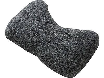 Front. IMAK - Cushion Ergobeads Wrist Rest, Non-Skid Base (A10166) - Heather Gray.