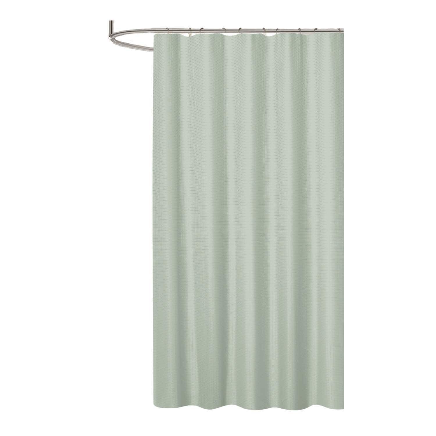 RT Designers Collection - RT Designer Collection Bliss Waffle Shower Curtain 70" x 72" - Sage