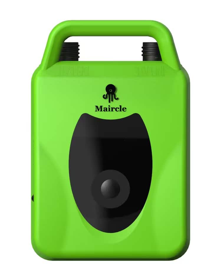 MOOSOO - Paddle Board Pump Electric Portable, 20PSI Air Compressor with Auto-off for Inflatables, Kayaks and Boats - Green