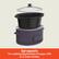 6qt capacity
For cooking big batches of soups, chili or a roast chicken
