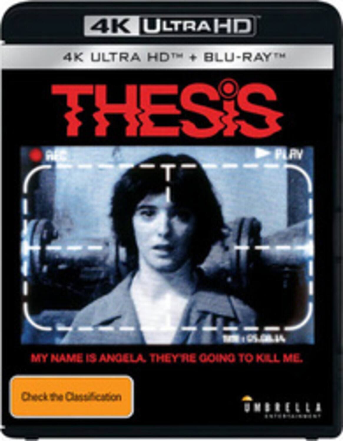 Front. Thesis (Tesis)   - 4K Blu-Ray.
