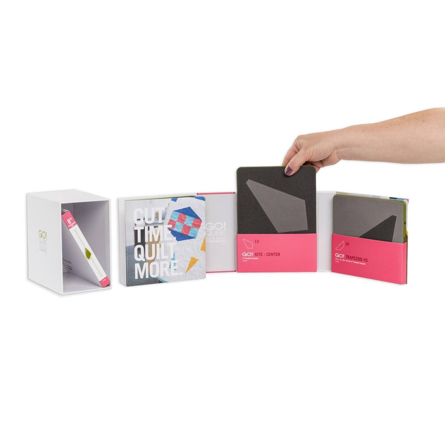 GO! KITE CENTER - 15
GO! TRAPEZOID 45
GO! CUT TIME QUILT MORE.