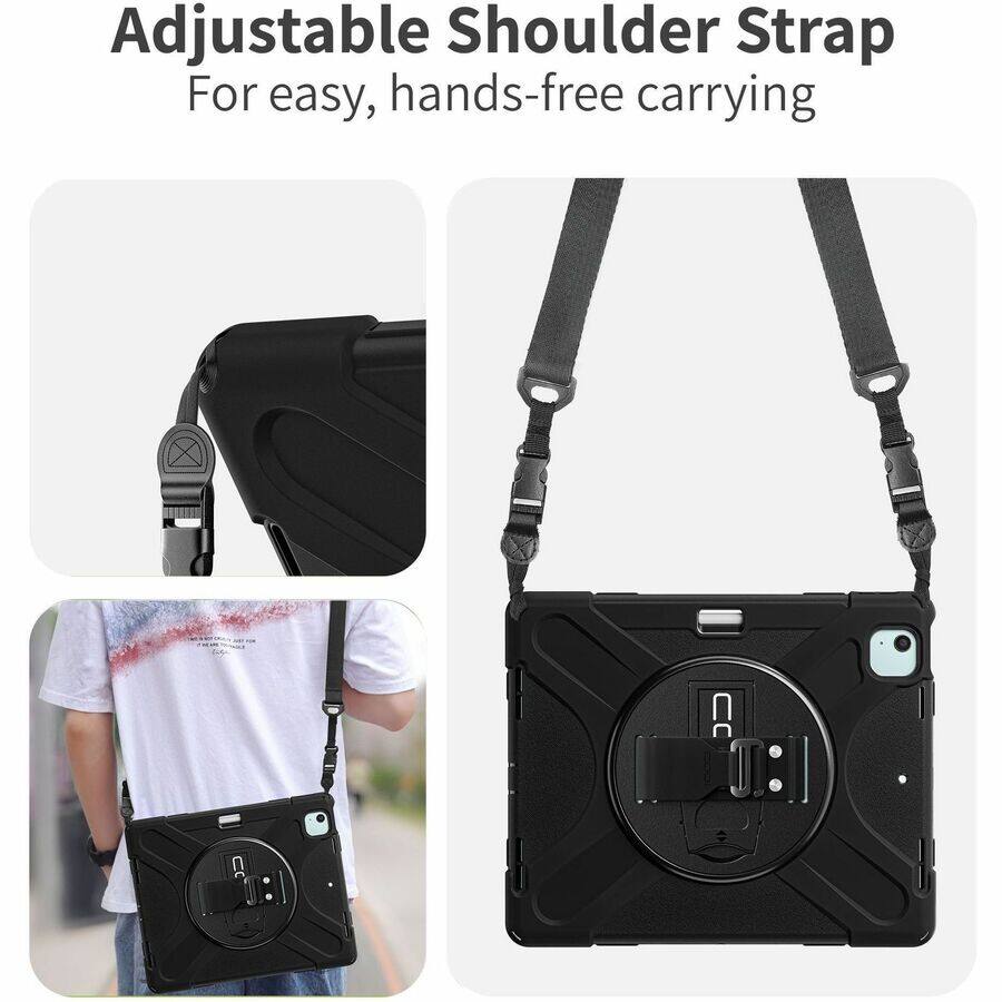 Adjustable Shoulder Strap  
For easy, hands-free carrying