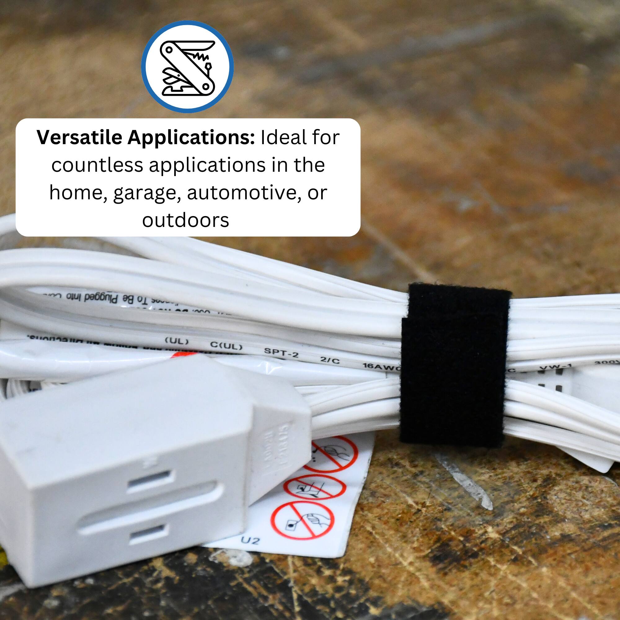 Versatile Applications: Ideal for countless applications in the home, garage, automotive, or outdoors

Into Plugged Be To -- AA MICUUUIIO. (UL) C(UL) SPT-2 2/C 16AWC C W1 OU U2