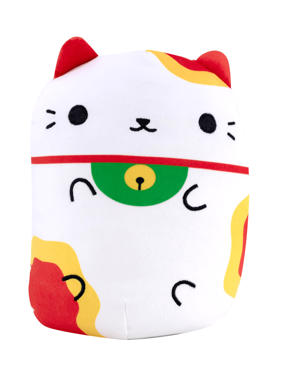 Front. Cats vs Pickles - Cats vs Pickles - Lucky Cat Neko - Bring Good Fortune with this Super Soft 8" Jumbo Plush!.