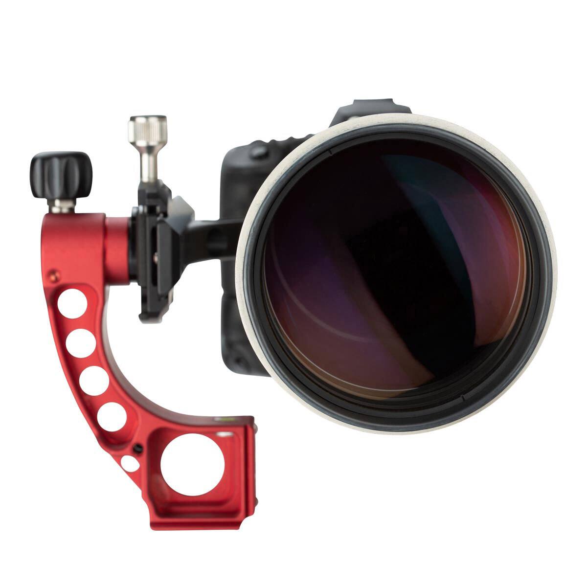 Alt View 5. ProMediaGear - ProMediaGear GT2 Tomahawk Gimbal Attachment for Ball Heads, Red.