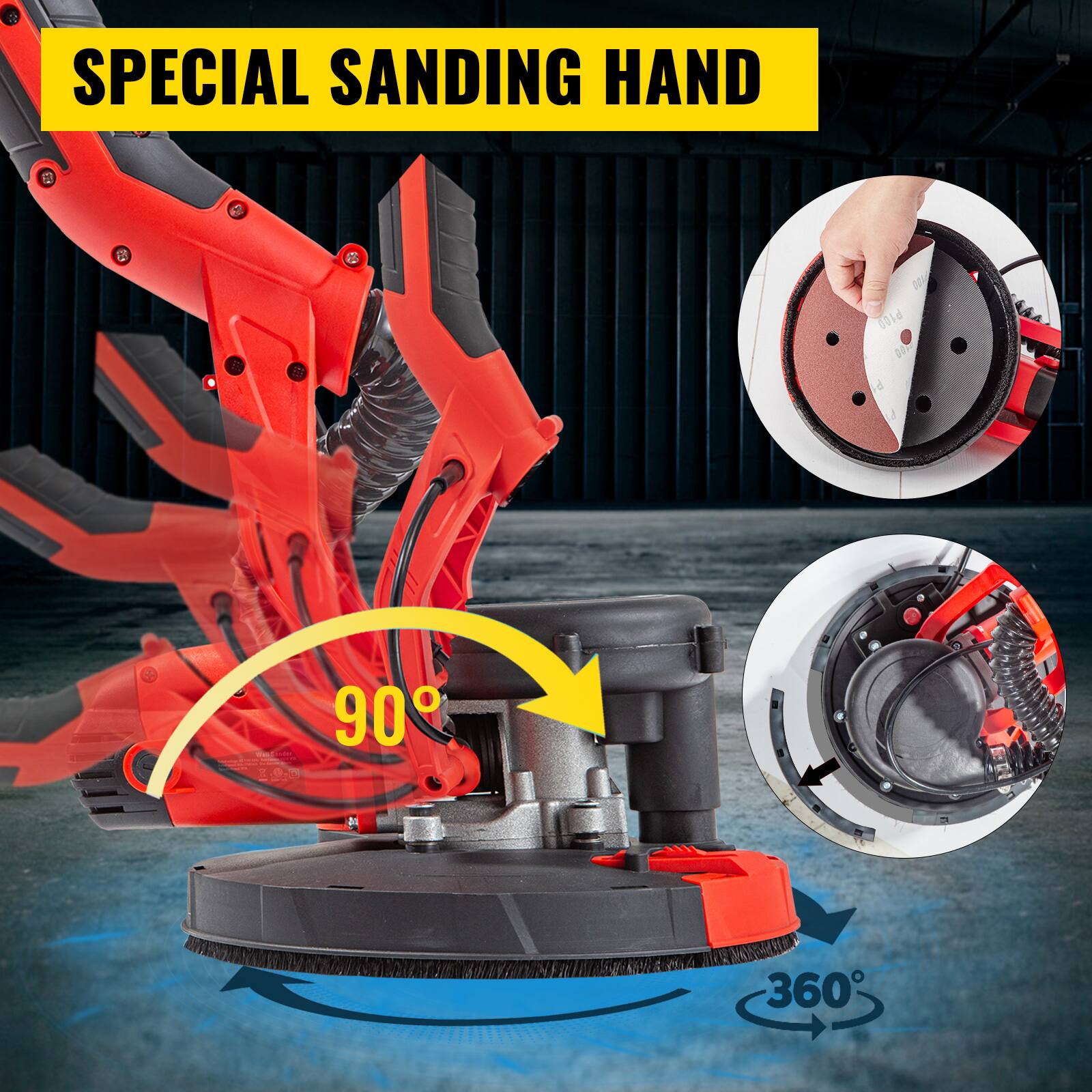 SPECIAL SANDING HAND  
P100  
90° Fal: MAI  
360°