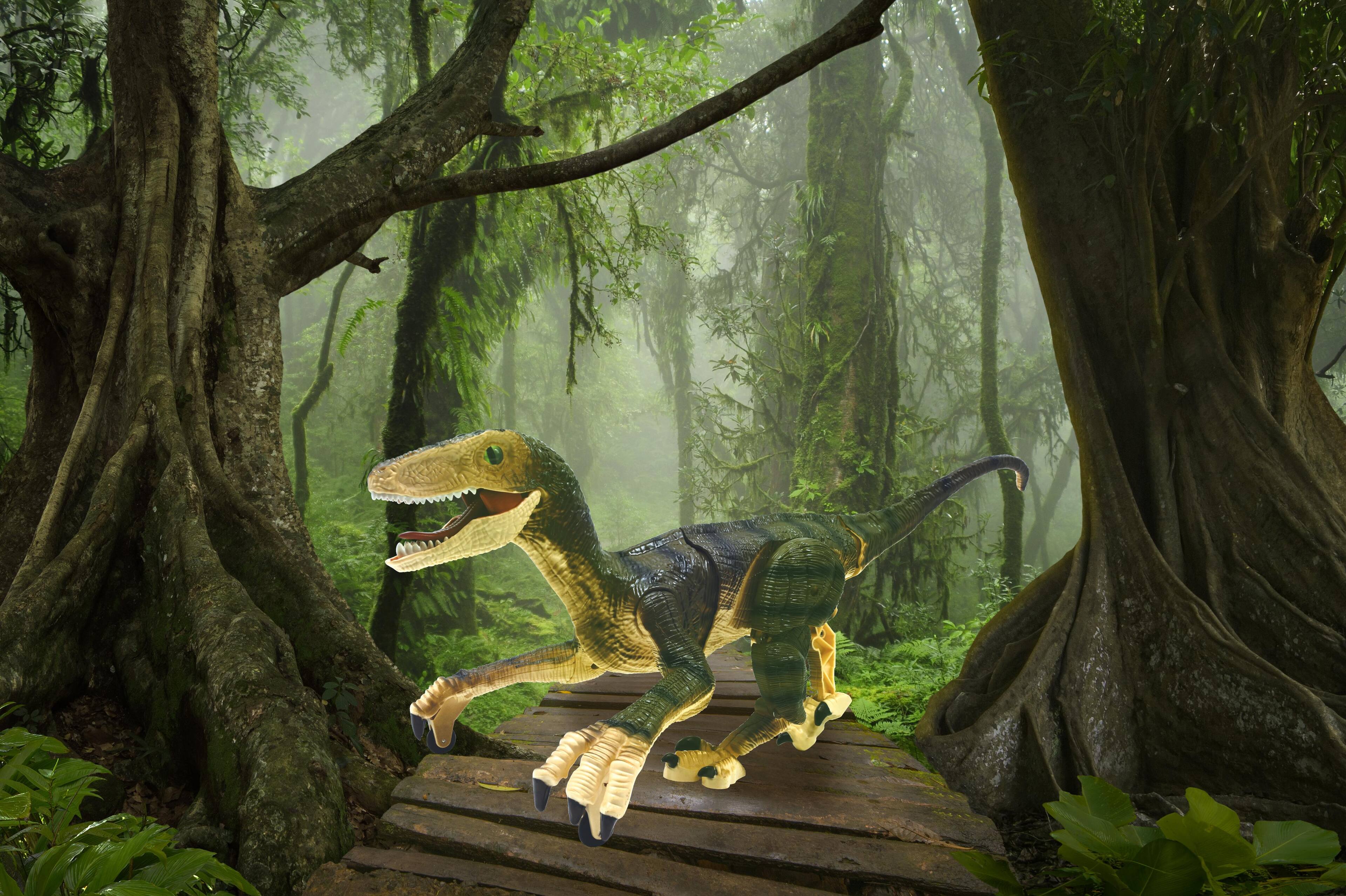 Alt View 6. Lexibook - RC Velociraptor Dinosaur with Realistic Sound Effects.