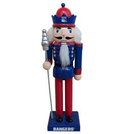 Evergreen Enterprises - New York Rangers 12" Wooden Nutcracker Statue - Multicolor