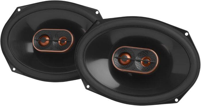 Front. Infinity - INFINITY REF697MF 6x9 Three-way car audio speaker - Black.