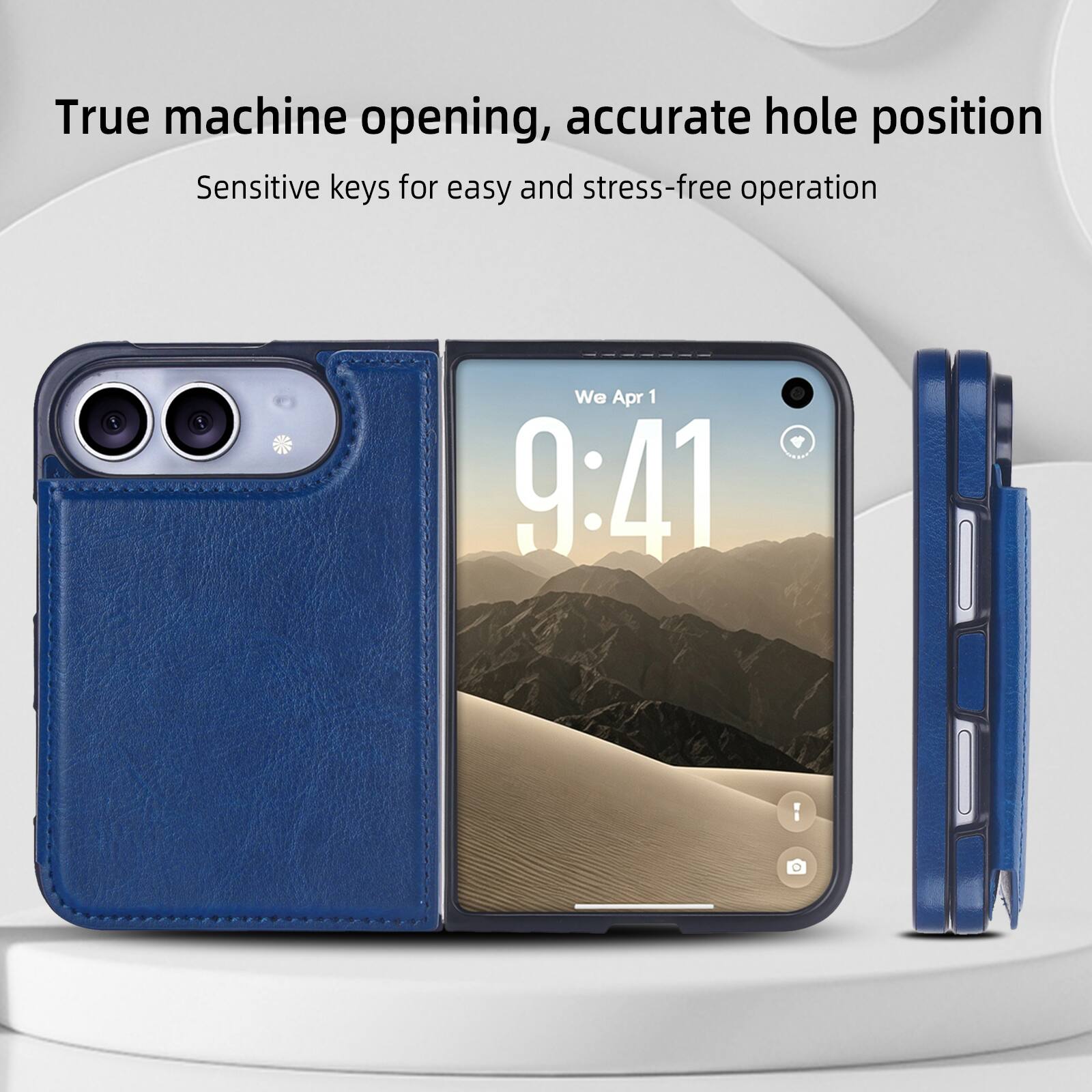 True machine opening, accurate hole position  
Sensitive keys for easy and stress-free operation