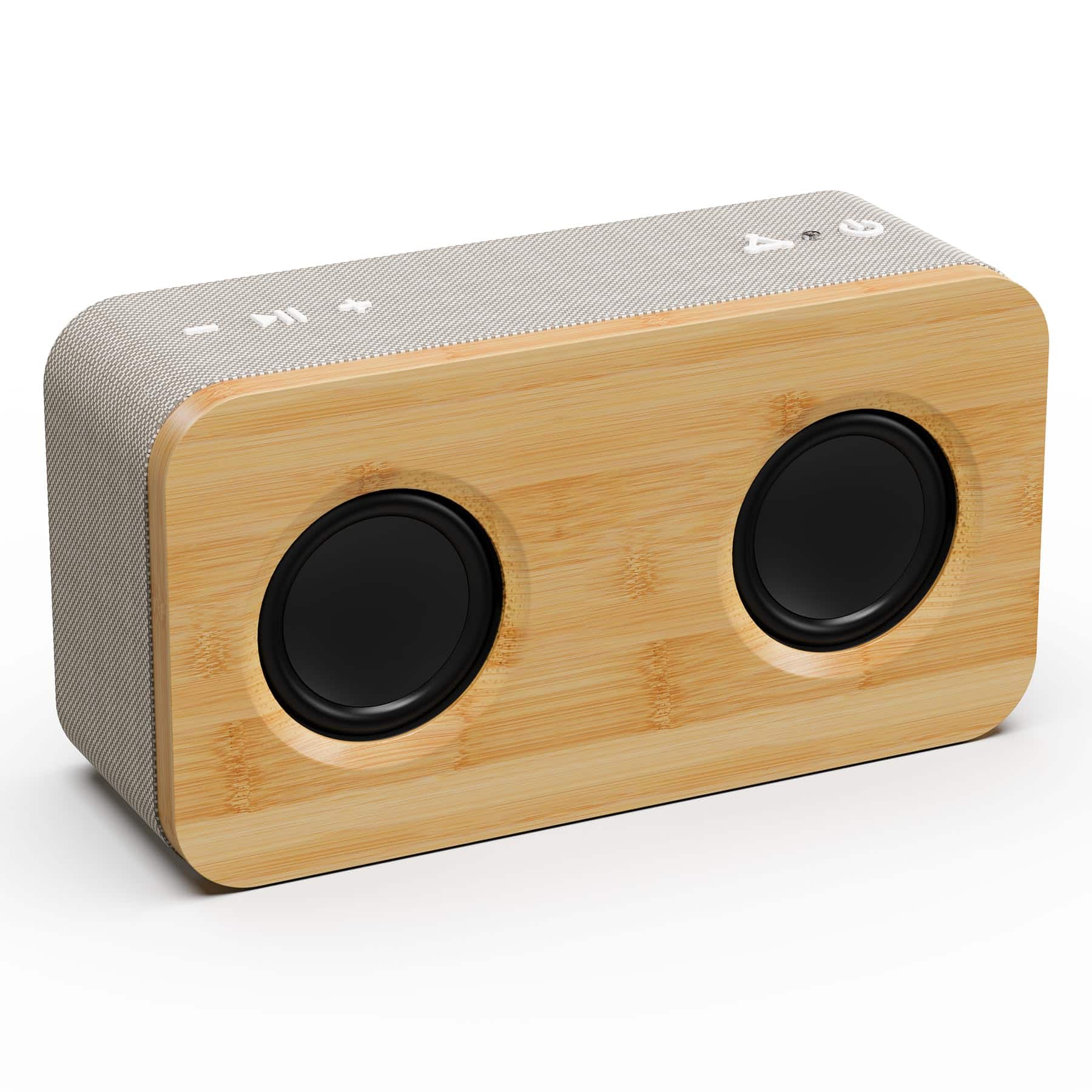 Dazzed Corner - Bluetooth Portable Speaker, 20W Peak Wireless Speaker with TWS - Brown