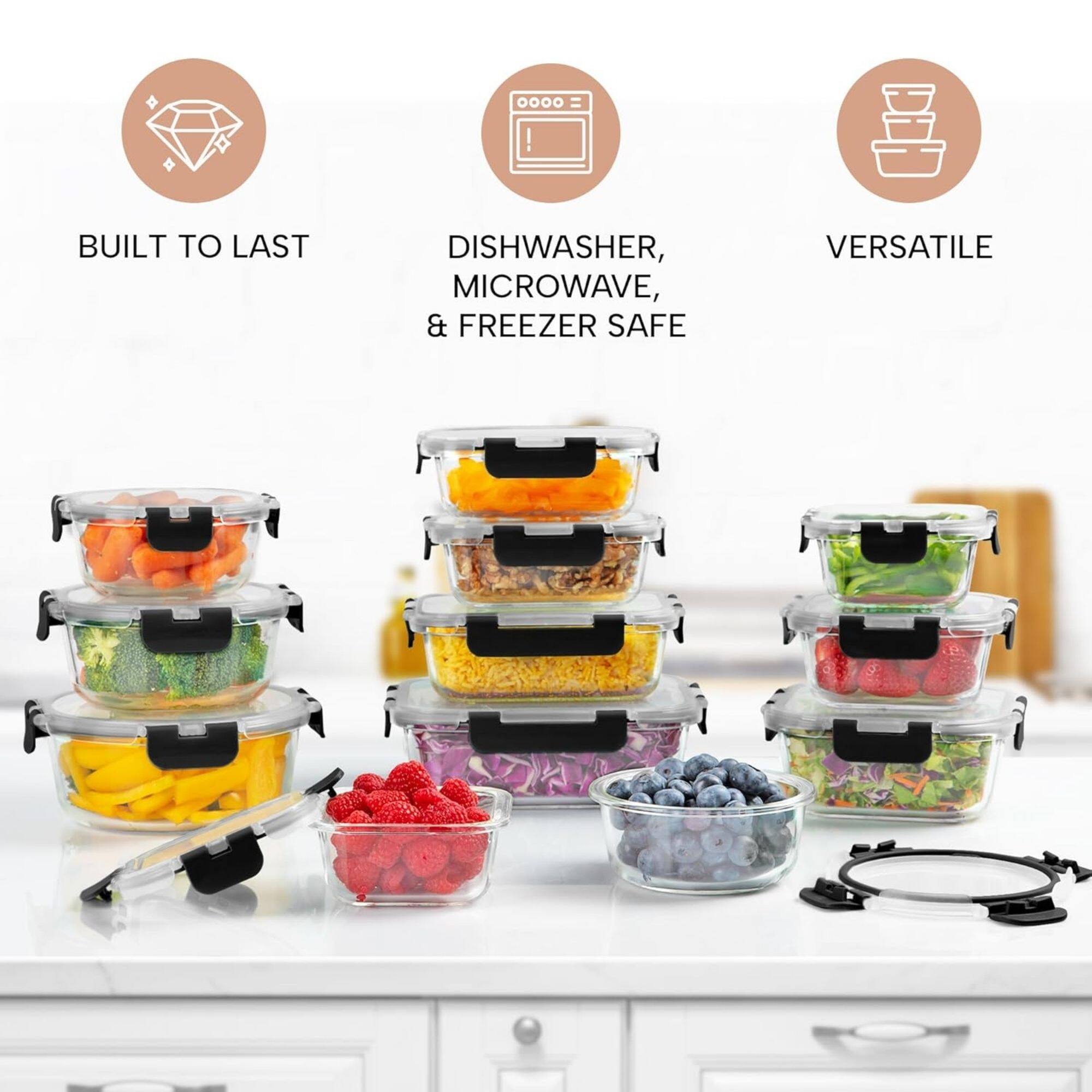 BUILT TO LAST, DISHWASHER, MICROWAVE, & FREEZER SAFE, VERSATILE