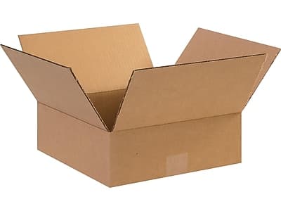 "National Brand - 12"" x 12"" x 4"", 32 ECT, Shipping Boxes, 25/Bundle - Kraft" price history on PriceWatchPro
