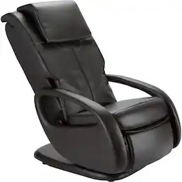 Human Touch - WholeBody 5.1 Swivel Massage Chair Recliner with Foot & Calf Massager, Orbital Back Massage & Retractable Ottoman - Black