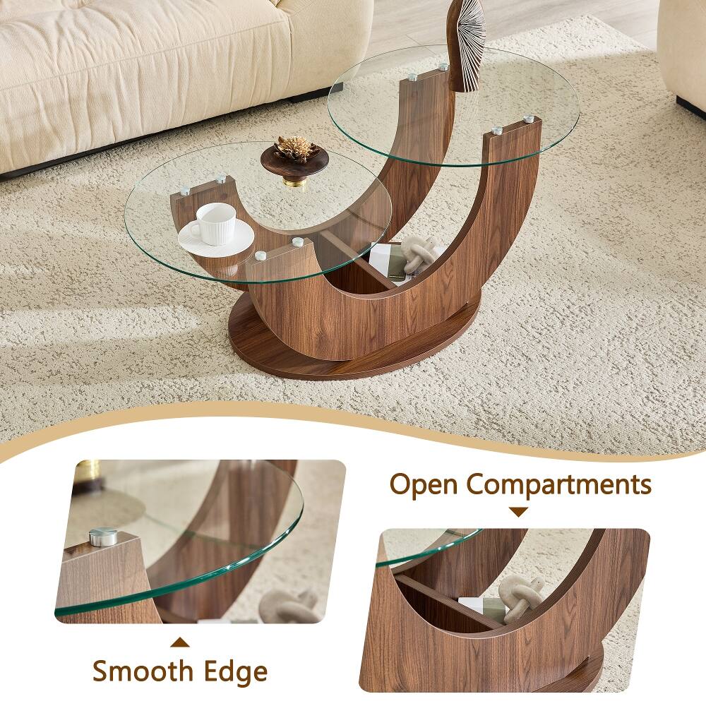 Open Compartments  
Smooth Edge