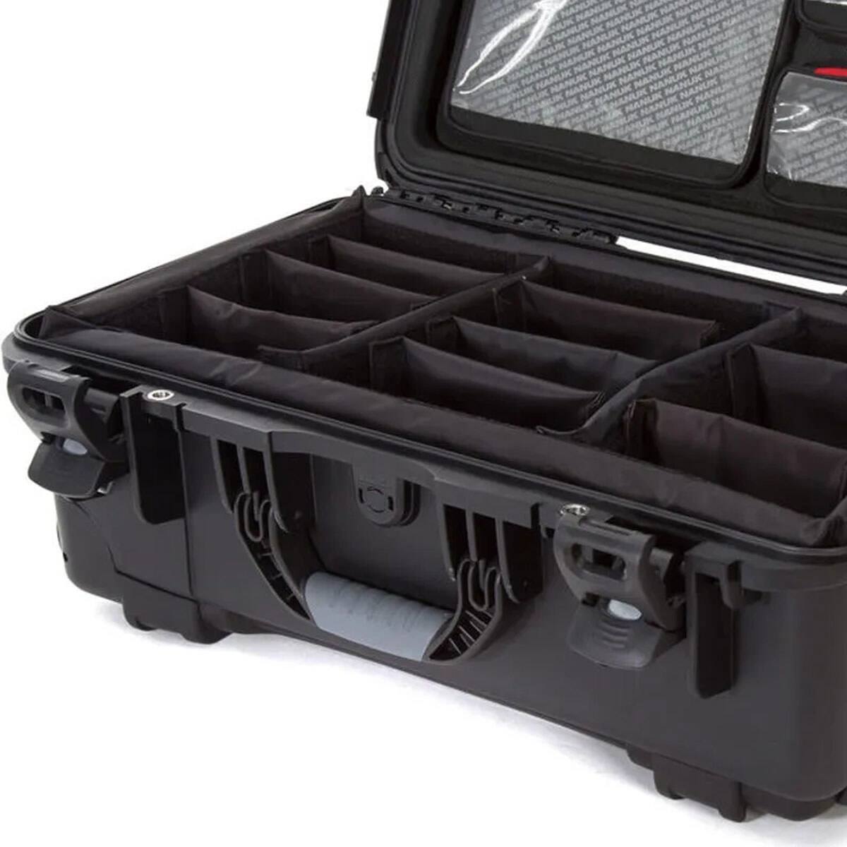 Alt View 2. NANUK - Nanuk Wheeled Series 935 Lightweight NK-7 Resin Waterproof Hard Case with Lid Organizer and Padded Dividers, Black.